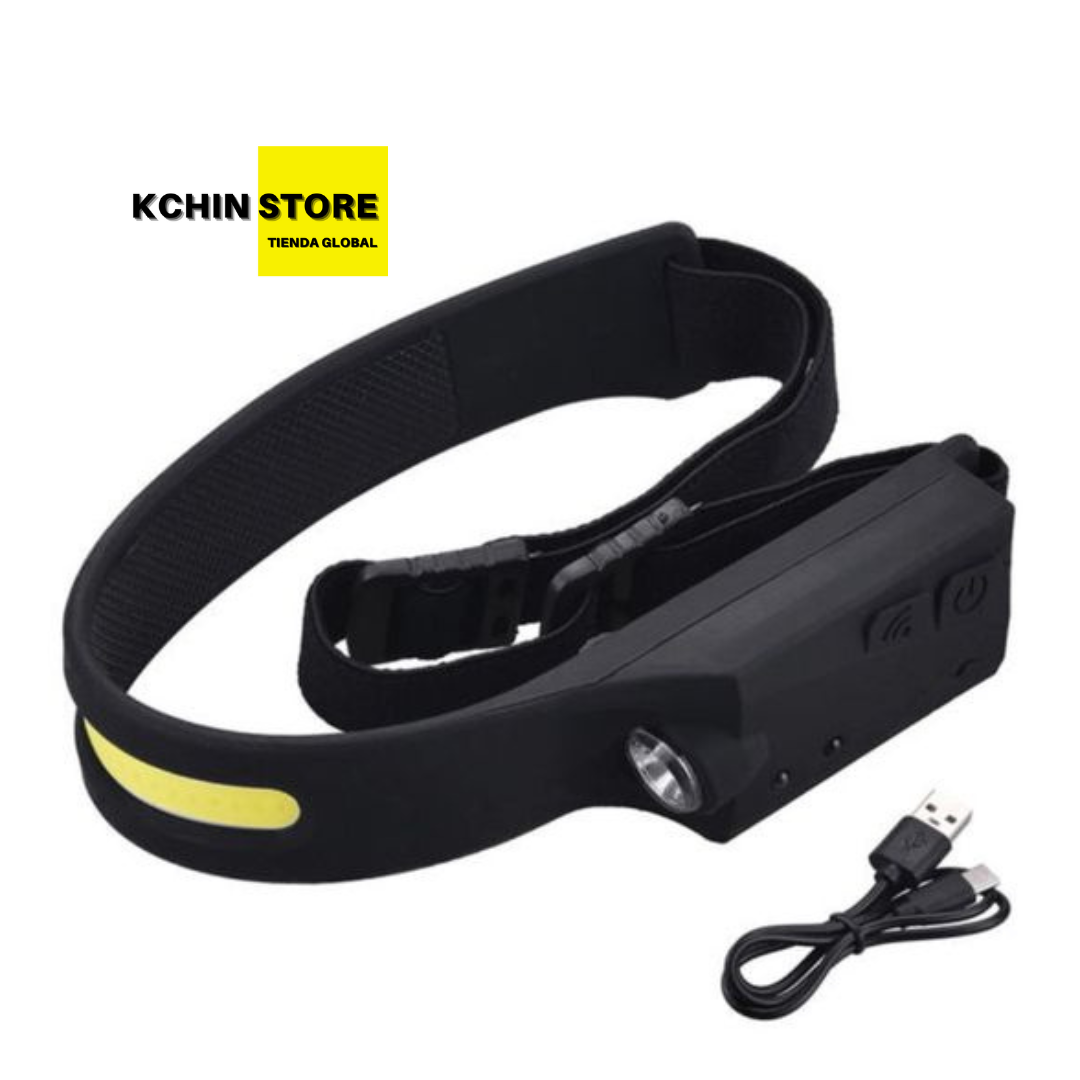 LINTERNA FRONTAL HEADPRO® - SENSOR MANOS LIBRES