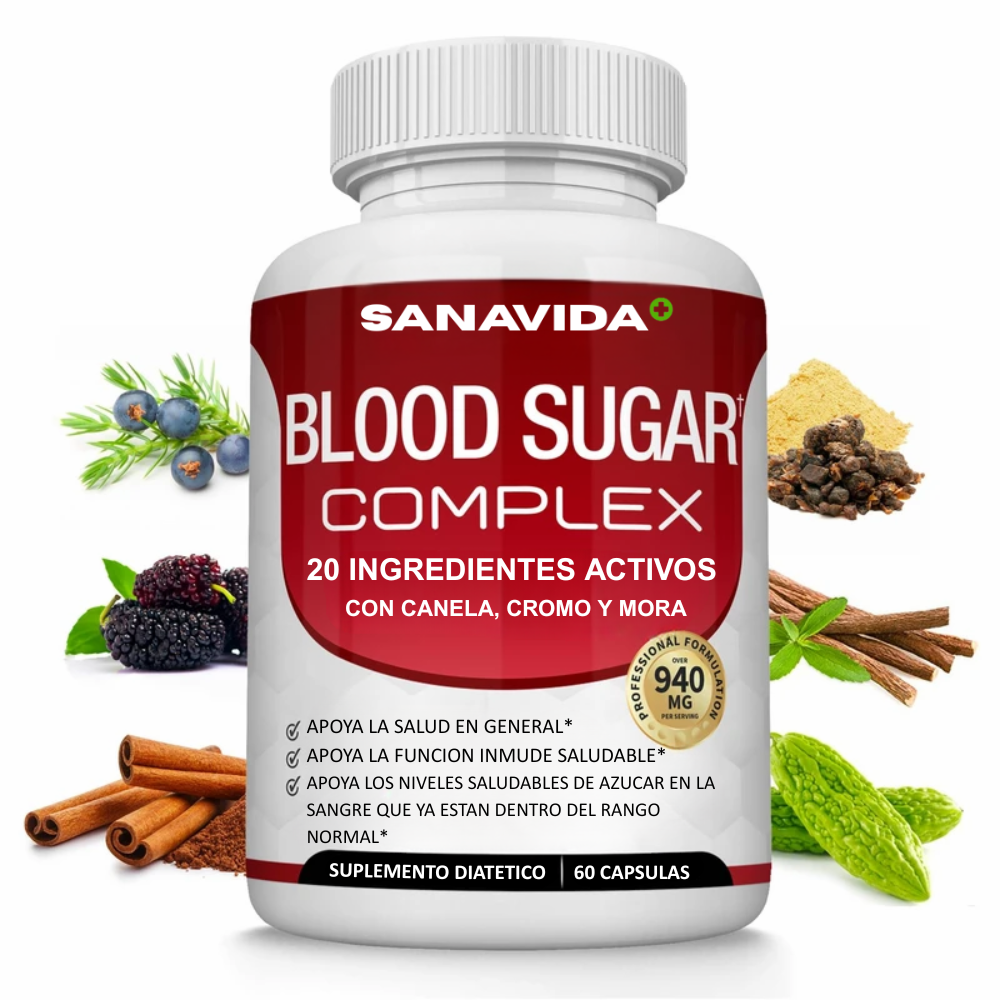 Suplemento Blood Sugar Complex - FP