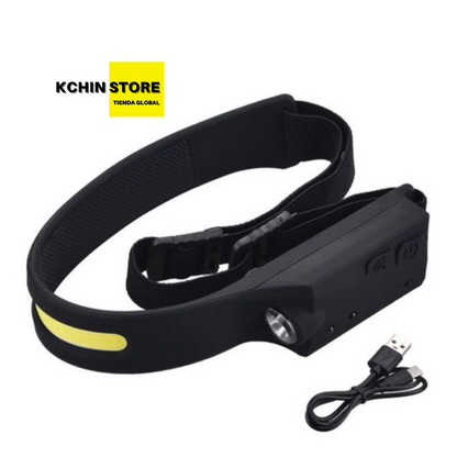 LINTERNA FRONTAL HEADPRO® - SENSOR MANOS LIBRES