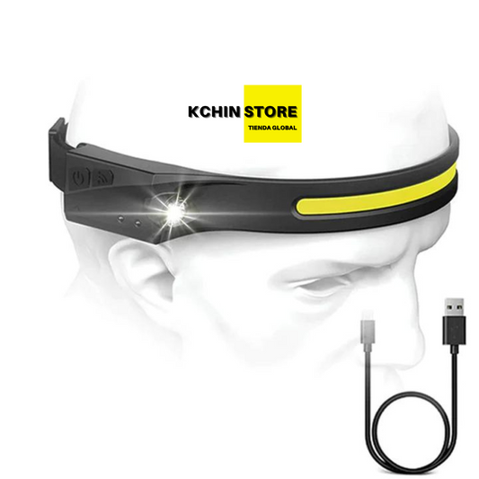 LINTERNA FRONTAL HEADPRO® - SENSOR MANOS LIBRES