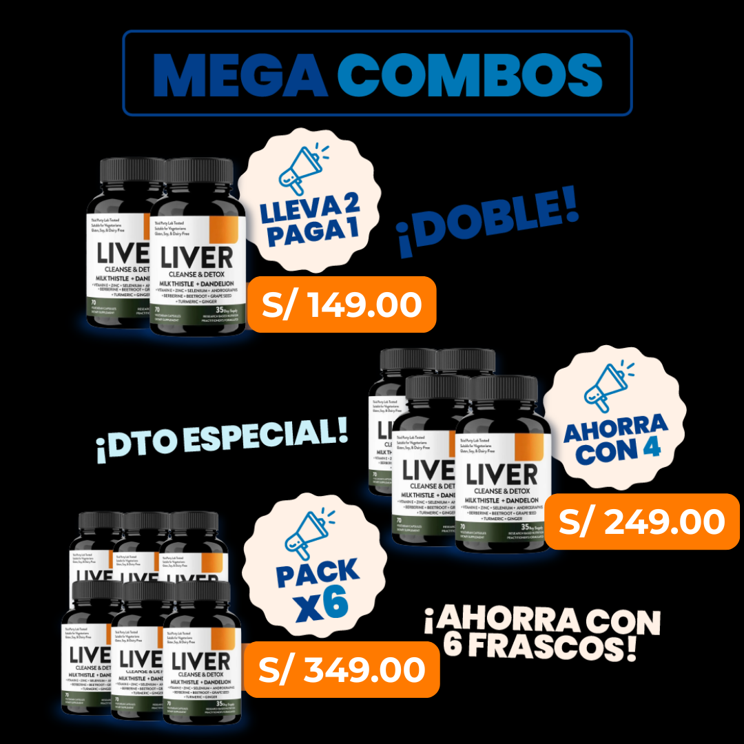 Sandhus Liver Cleanse: Su fórmula fue diseñada bajo la tecnología HepaClean de USA