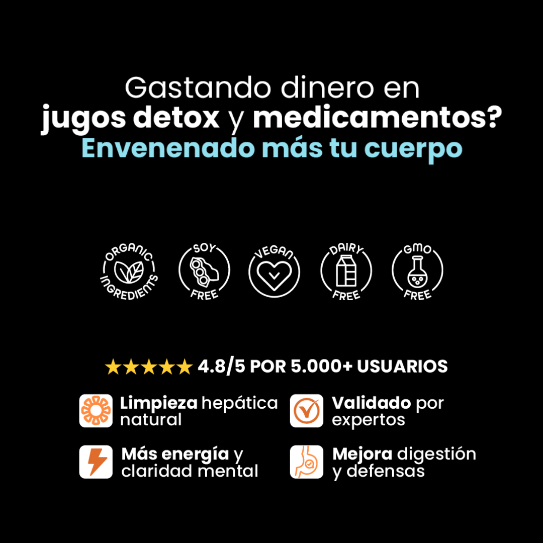 Sandhus Liver Cleanse: Su fórmula fue diseñada bajo la tecnología HepaClean de USA
